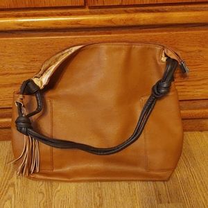 Initial Outfitters- Addison Tassel Bag in Carmel
